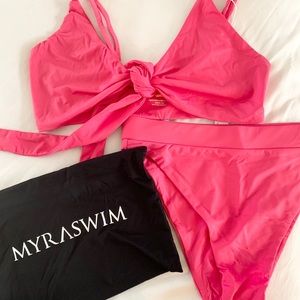 The Dylan top and Ricardo bottom  Myra swimsuit